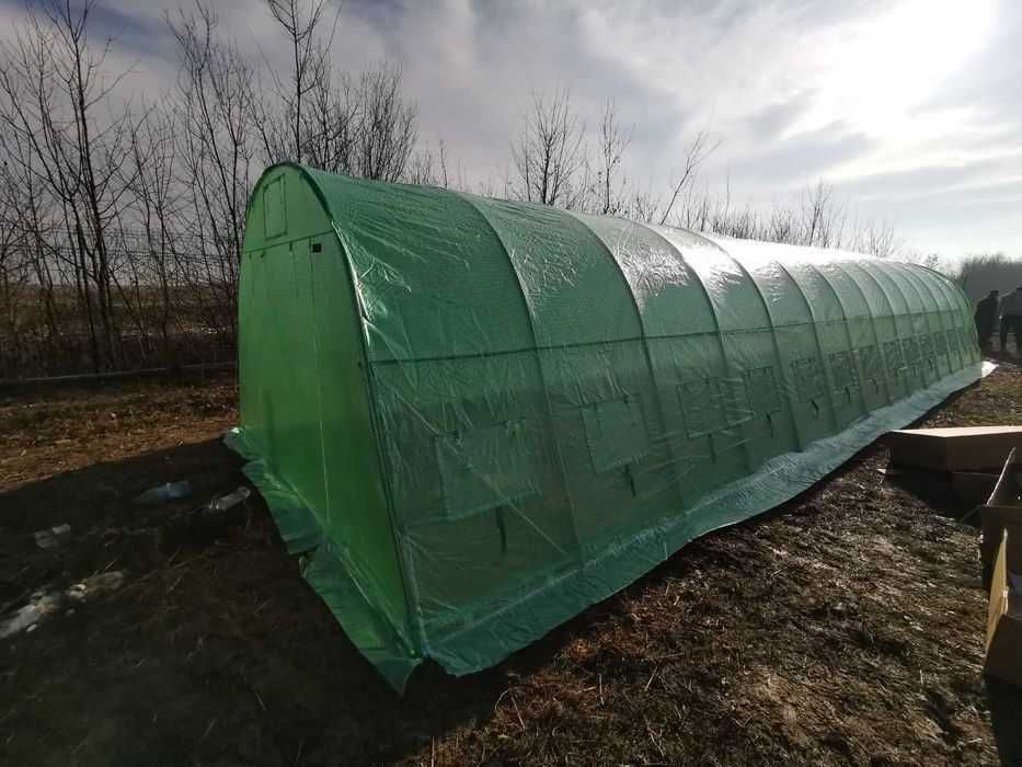 Solar/Sera Gradina tip tunel folie armată teava galvanizata 2x2-6x20ab