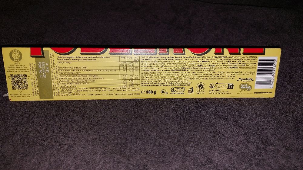 Ciocolată Toblerone