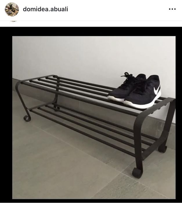 Кованная Полка для обуви Икеа