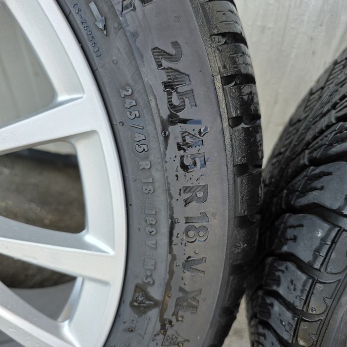 Jante BMW  seria 5 G30, G31, R18, anvelope 245 45 18 Continental