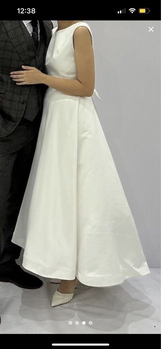 Платье белое, сшито на заказ