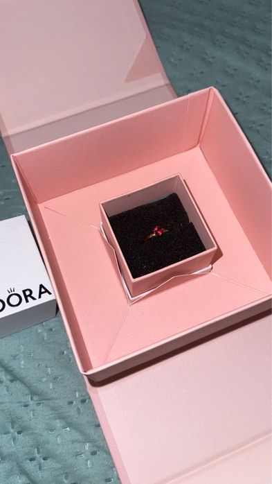 Кольцо Pandora сердечко