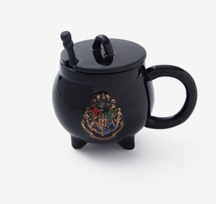 Lenjerie pat patura Harry Potter HP cana ceramica cu bagheta magica