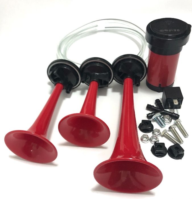 въздушни тромби, клаксон, фанфари, 12V, 118dB (A), Hella Германия
