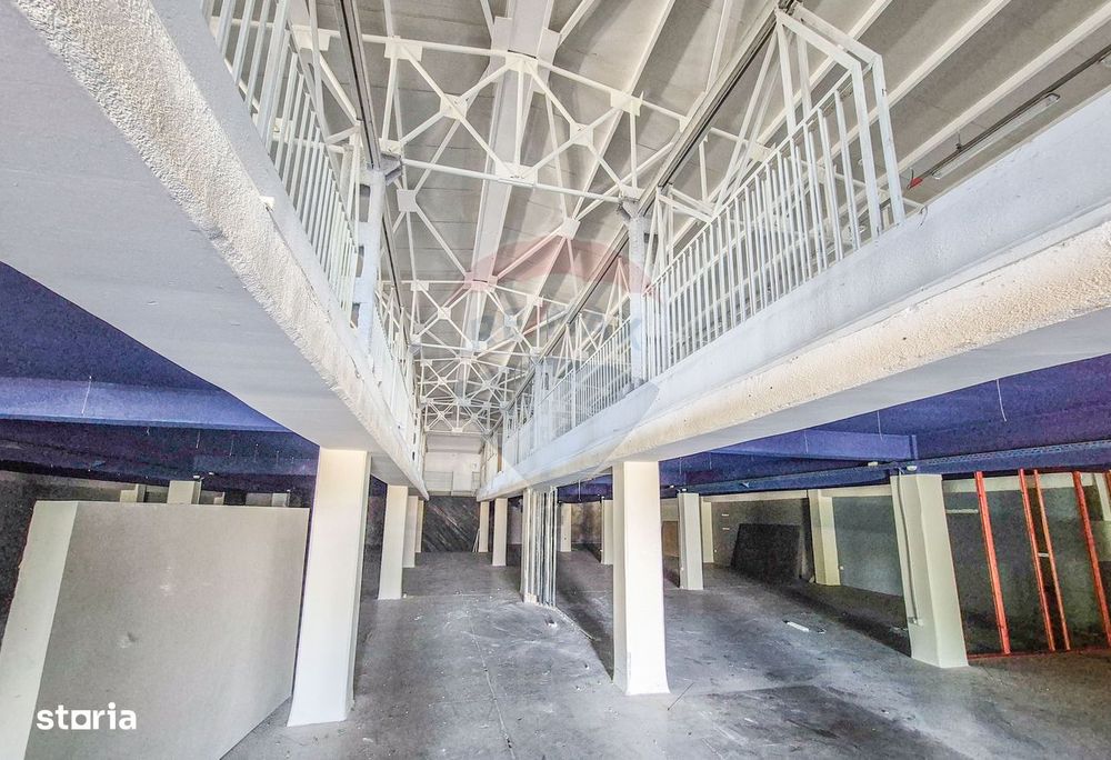 Hala beton P+E 1000 mp comercial, productie, depozitare Pipera Plaza