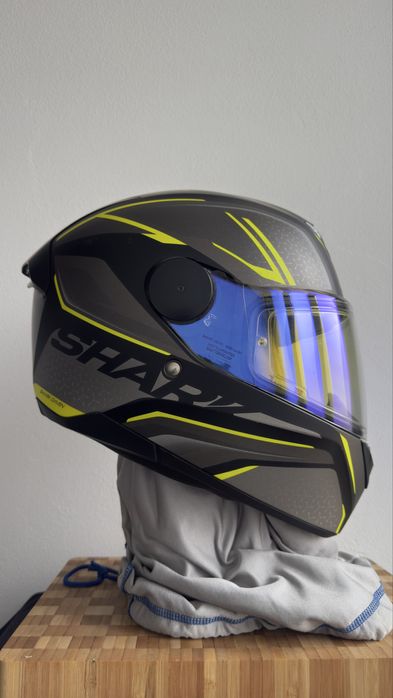 Casca SHARK D-SKWAL 2 DAVEN Negru Mat Gri Galben