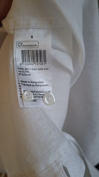 Льняная рубашка WE Fashion