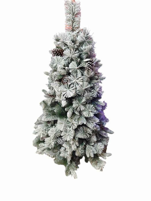 Изкуствено борче/елха със заскрежени иглички