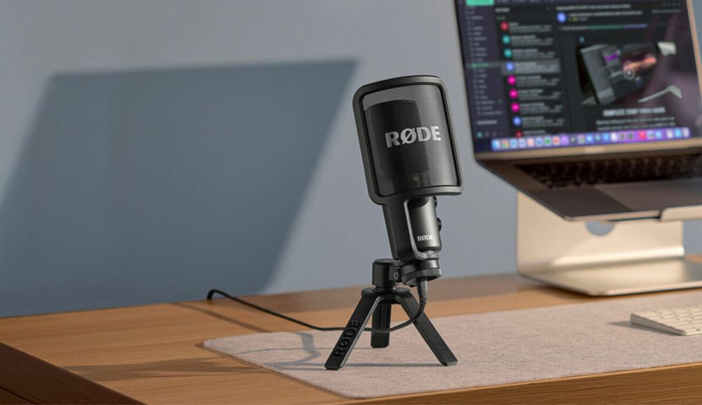 Rode NT-USB+ Microfon Condenser Podcast si Streaming USB