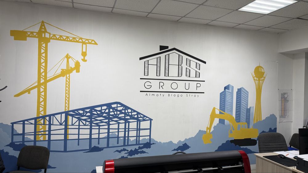 Роспись стен. Художник Алматы