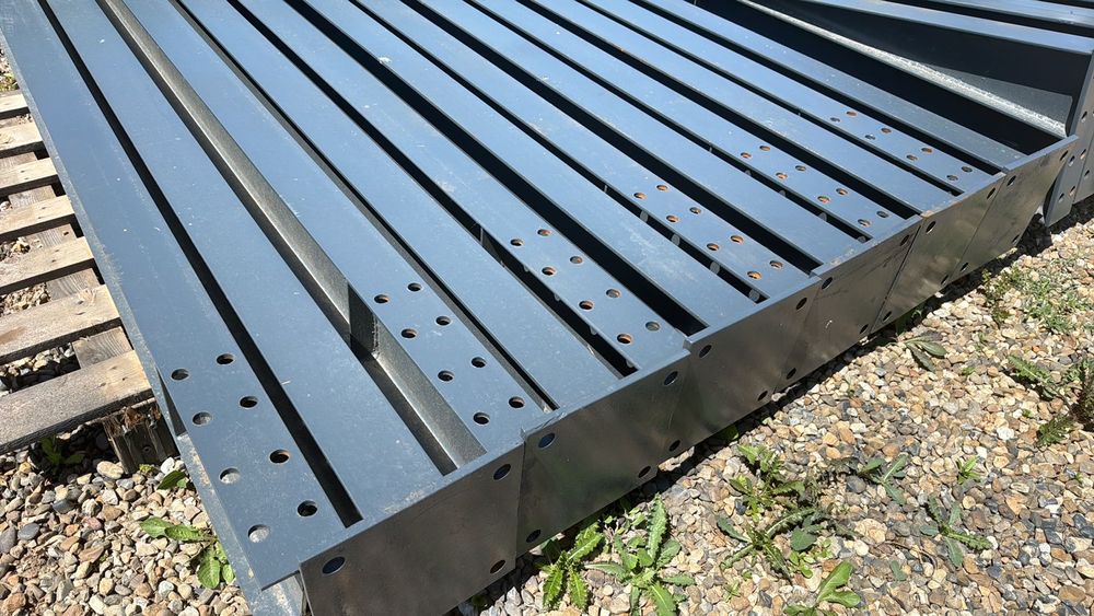 Hală metalică 12/25/4m completa