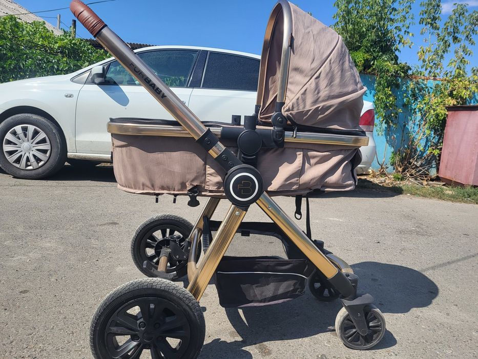 Коляска с качелей