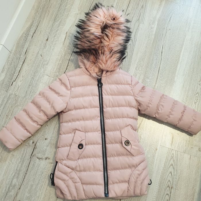 Geaca iarna fetita,3 ani,roz deschis