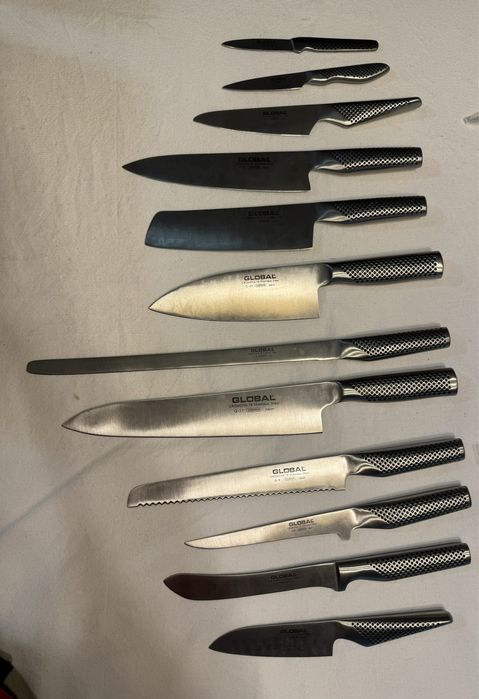 Set 12 cutite de bucatarie