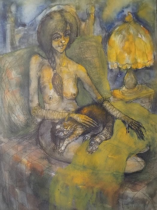 Акварел/ туш  картини