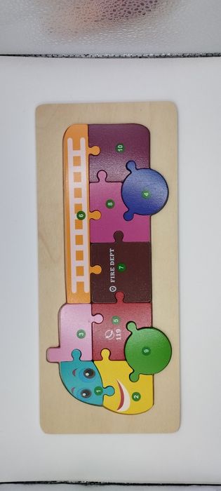 Деревянные пазлы Монтессори