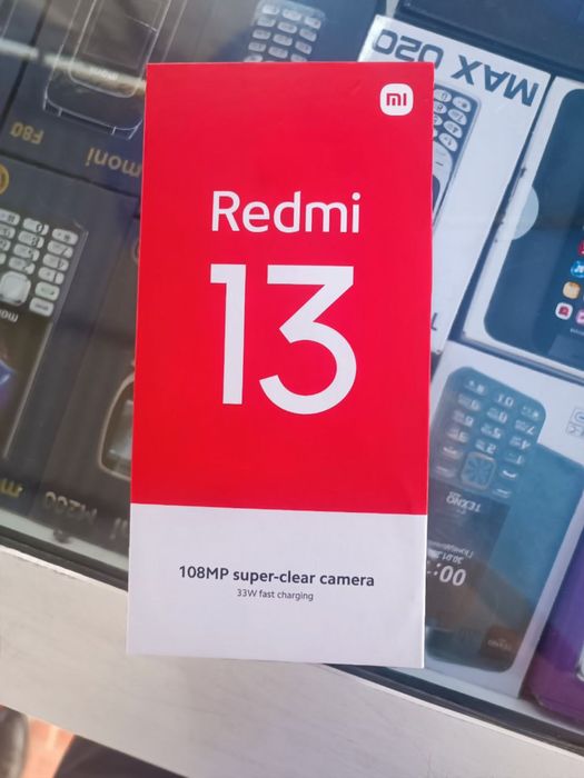 Redmi 13 yangi 1 kun ishlatilgan 1,700000 som kelishamiz  xotira 6/128