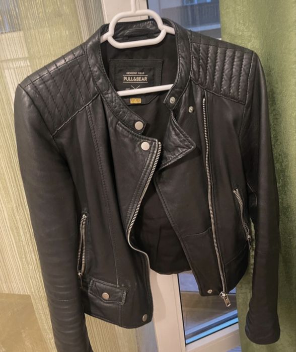 Geaca biker piele naturala de dama