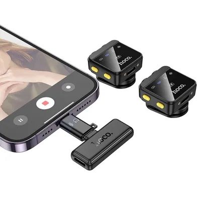 Висококачествен Безжичен Петличен Микрофон (2 бр) – Lightning / Type-C