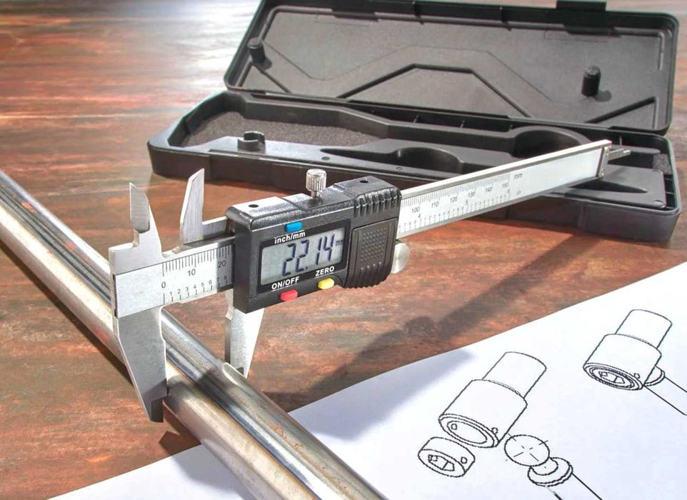 SUBLER DIGITAL DIN INOX, aparat electronic pt masurat dimensiuni, NOU