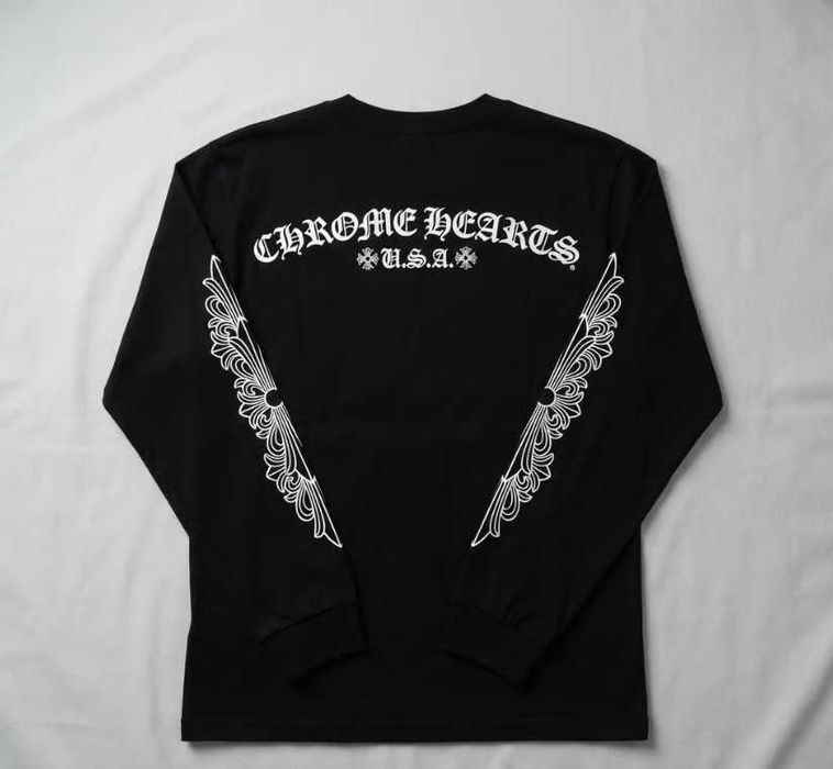 Chrome hearts long sleeve горница - черна