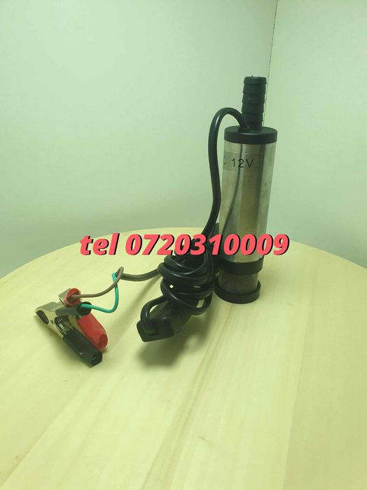 Pompa Transfer Lichid Submersibila Electrica 12v Ulei Carburant