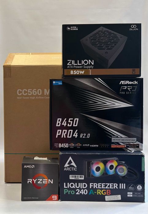 Геймърски компютър AMD Ryzen 9 3900X, RX 6900 XT 16GB, 32GB ram