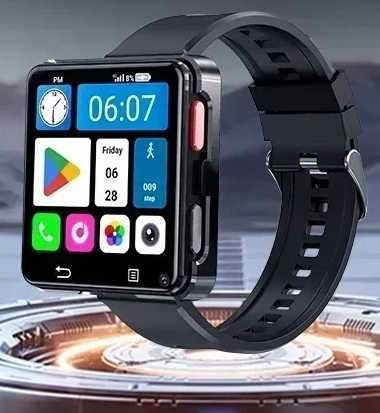 4G Mini telefon tip smartwatch,Android 11 cu 2 camere,GPS,NFC,sanatate