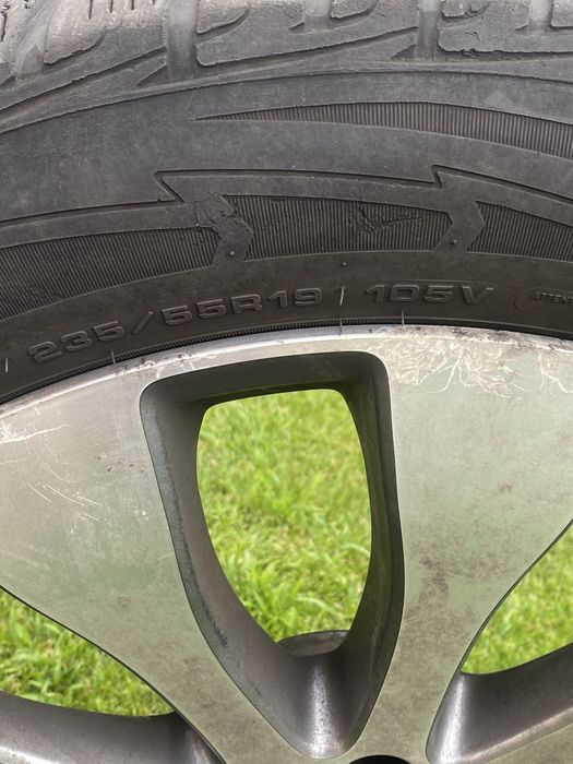 Vind 4 jante Mercedes GLC cu anvelope de iarna good year 235 55 r19