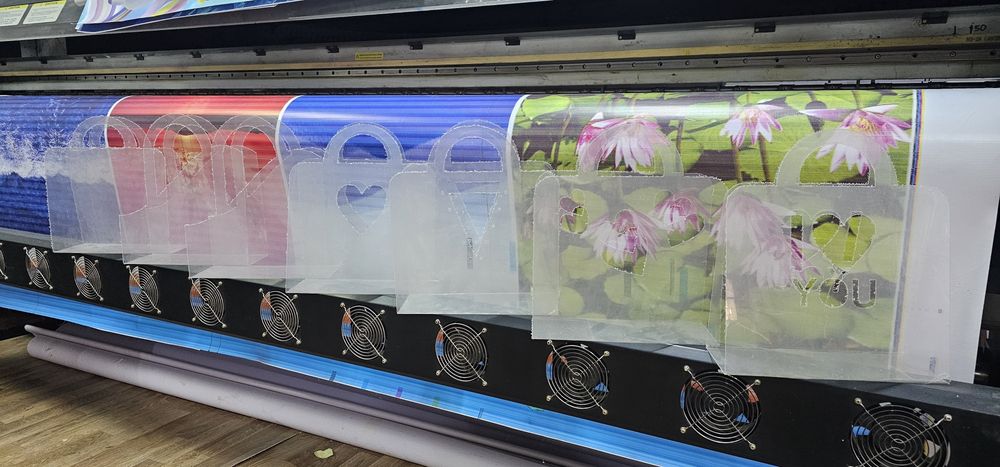 Сумка пластиковая для цветов