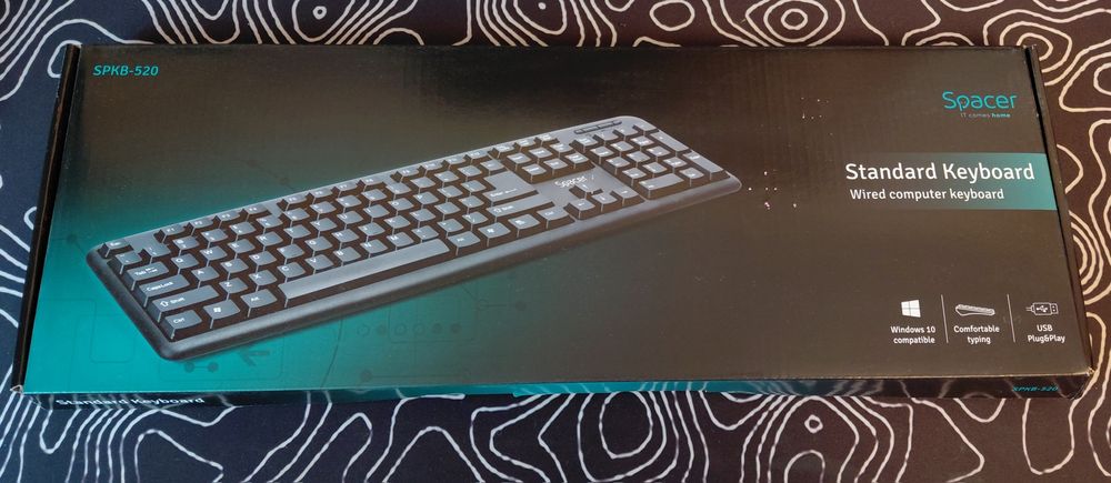 Tastatură Spacer SPKB-520 QWERTY 104 taste + 11 multimedia – nouă