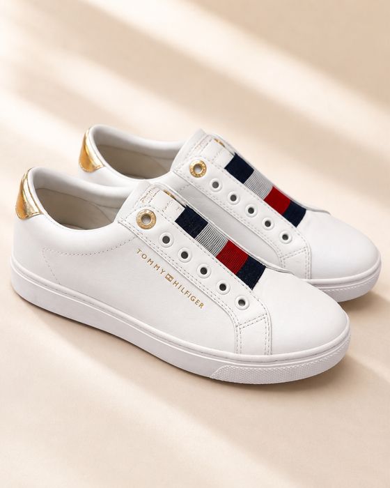 Белые кеды Tommy Hilfiger