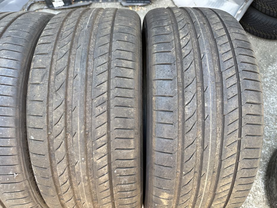 4бр. Летни Спорт-Пакет Гуми С Борд *MO* 285/35ZR/21 и 255/40ZR/21 -CONTINENTAL- DOT:0424+4722- 7.2мм+5.5мм.