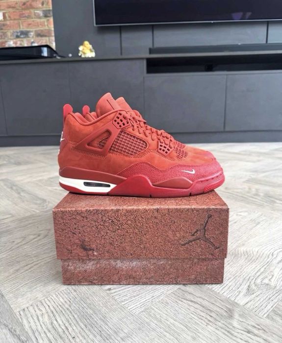 Jordan 4 "Nigel Sylvester" Brick By Brick (40/41) FULLBOX