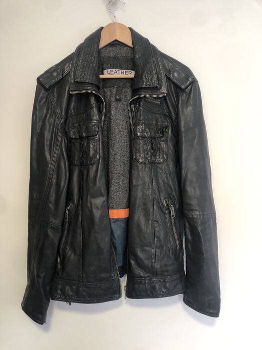 SUPERDRY оригинално мъжко кожено яке