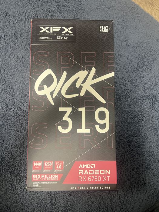 vand rx 6750 xt xfx 3 fans 12gb vram 1440p