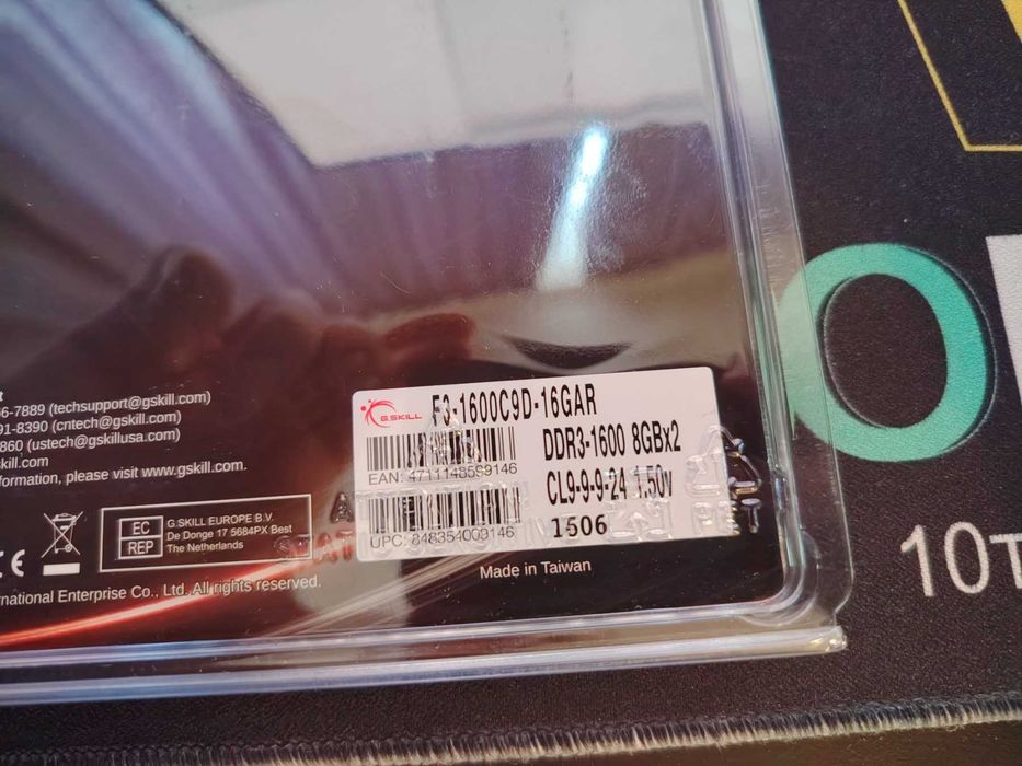 НОВА ! G.Skill Ares 2x8GB 16GB DDR3 1600Mhz