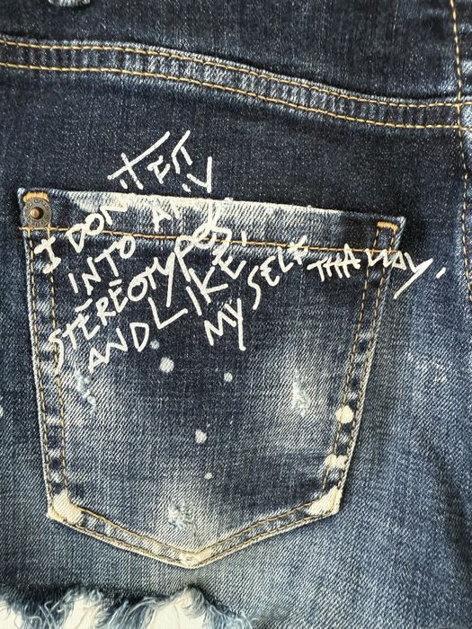 Dsquared2 high waist hot pants