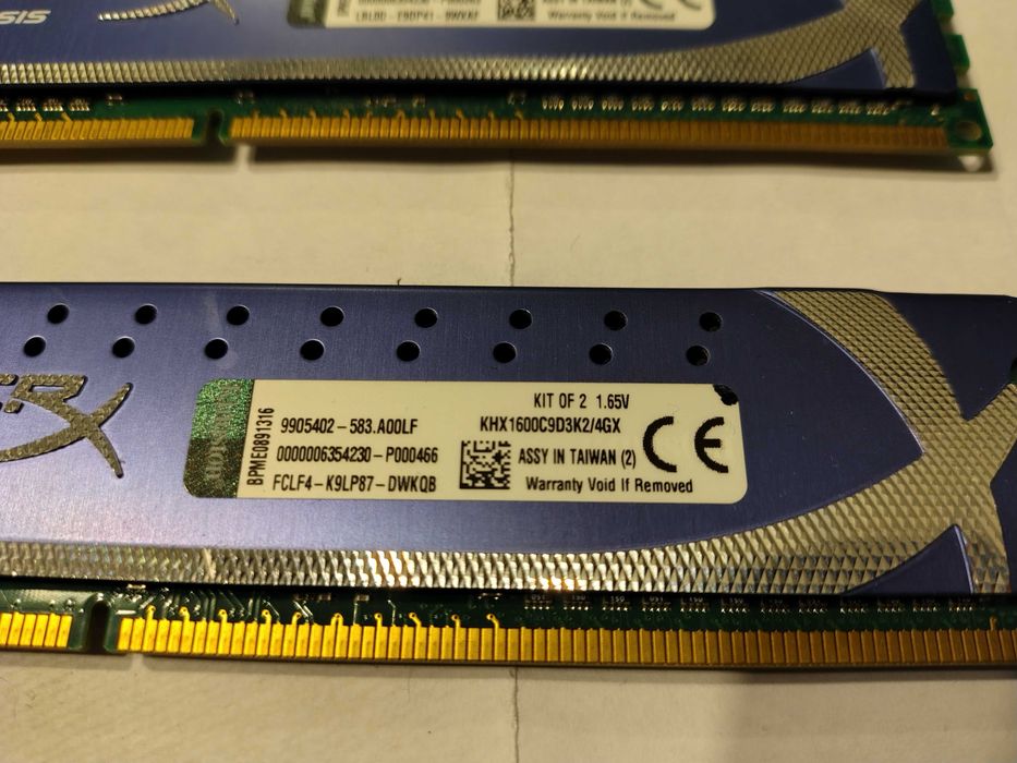 Vand/schimb DDR3 Kingston Hyperx