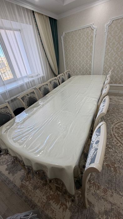 Столь стульями 12 шт.