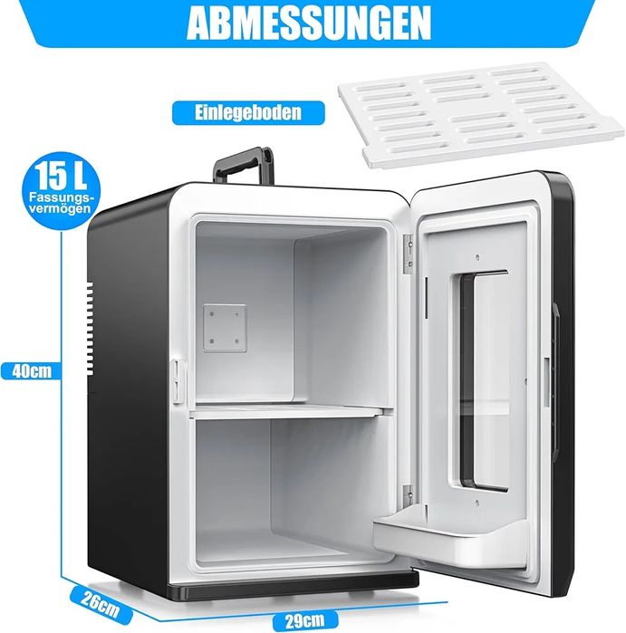 Mini frigider portabil 15 L, rece si cald