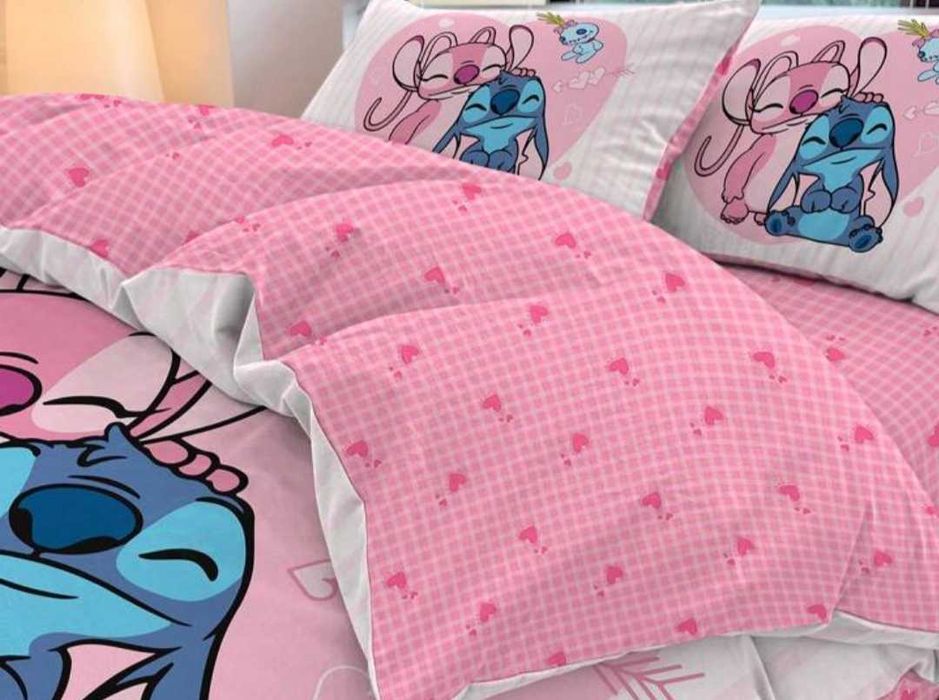 135/200 Комплект чаршаф и калъфка Лило и Стич Lilo and Stitch