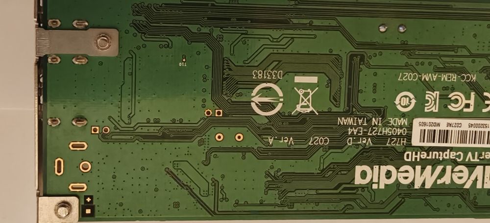 Placa de captura Avermedia H 727 C 027