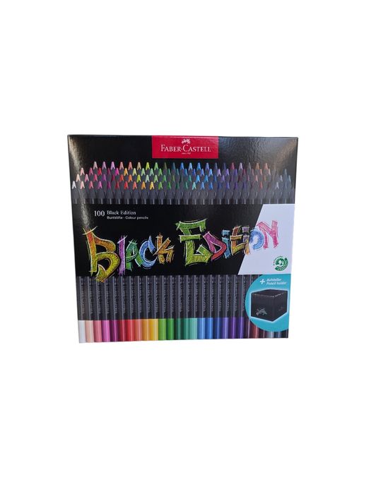 Цветни моливи Faber-Castell Black Edition - 100 цвята