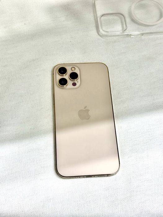 iPhone 12 Pro Max 128GB Gold (LL/A) — Ideal holatda!