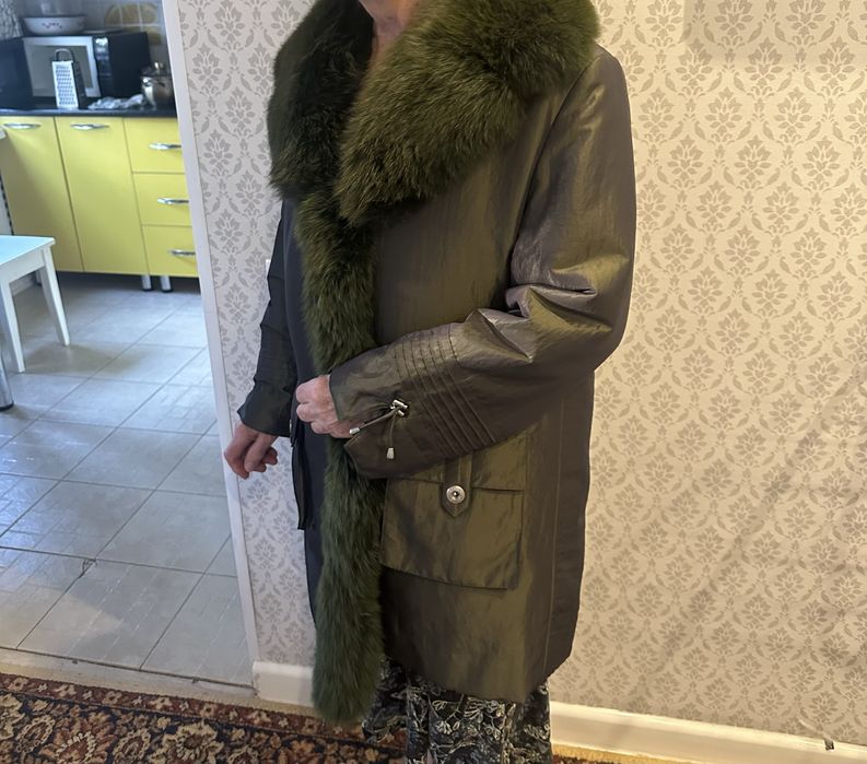 Куртка натуралтный песец