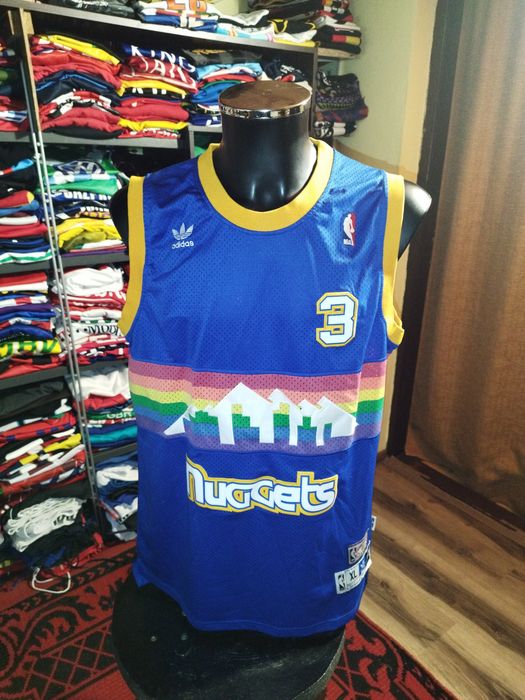 Maiou basketball USA NBA Denver Nuggets Iverson size XL