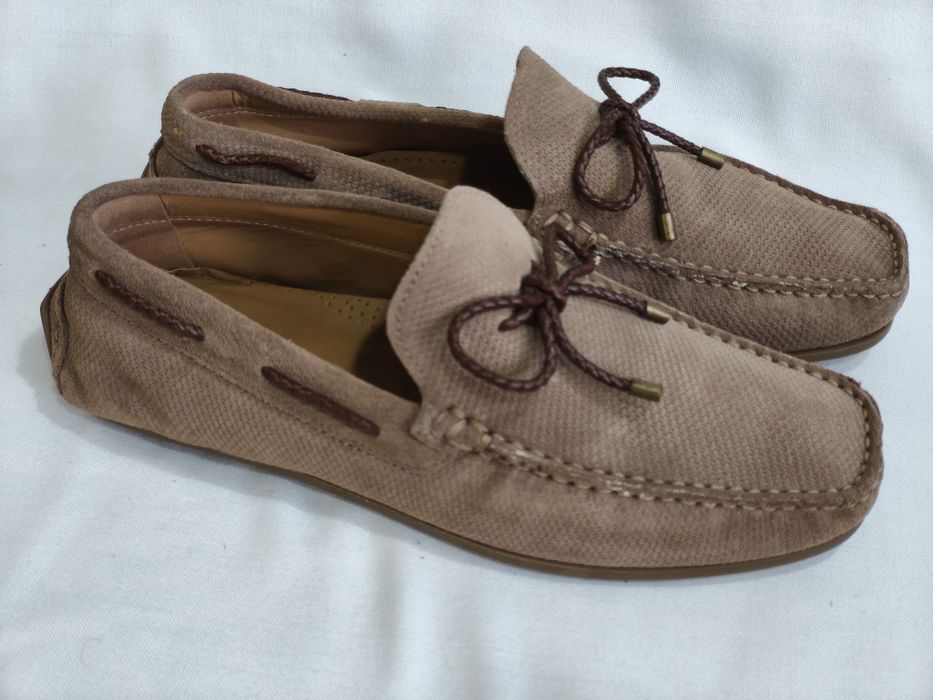 Zara, мокасини естествена кожа, номер 39