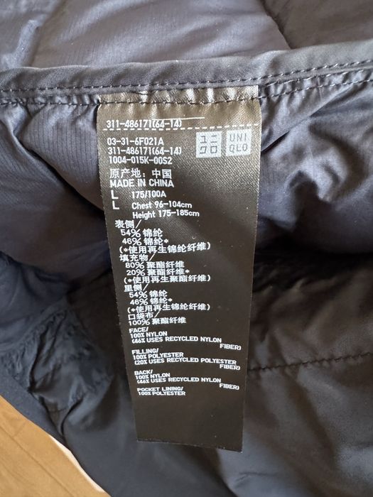 Uniqlo мужская куртка