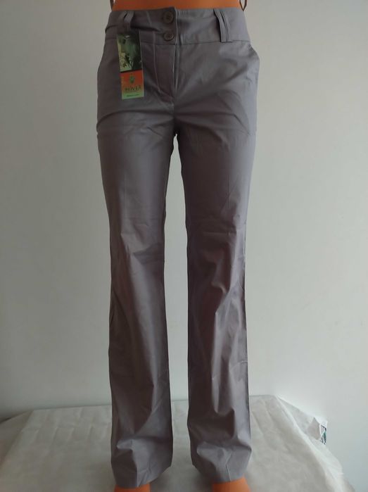 Дамски панталон сив